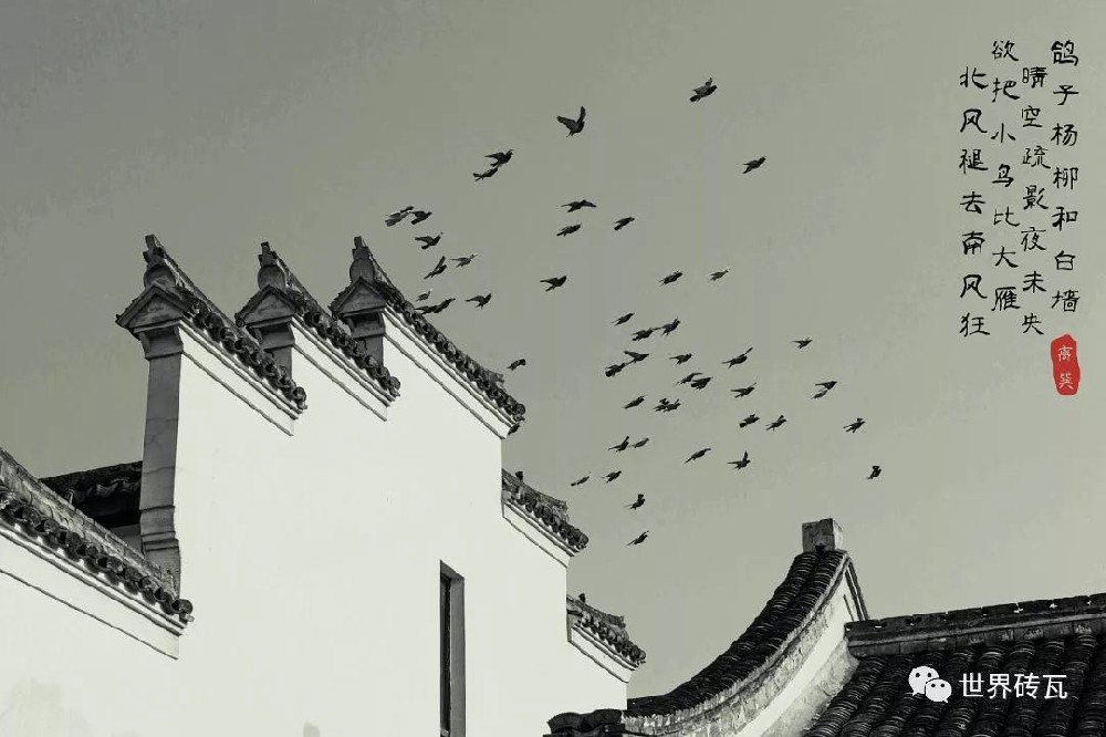 青砖黛瓦马头墙，彰显了中国传统建筑的美学特征!